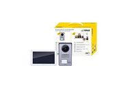 Vimar K40955 1-Family Video Entry kit with: Hands-Free 7in Video entryphone with Wi-Fi Connection, 1-Button Audio/Video Entrance Panel, Supply Unit, with Fixing Bracket, White