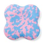 Super Balance Knee and Elbow Cushioned Pads | Kneeling Support for Yoga | Comfortable, Non-slip & Lightweight | Yoga Knee Pads Cushion for Knees, Hands, Wrists, and Elbows | Multicolour | Pack of 1