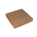 BambooMN Premium Bamboo End Grain Kitchen Cutting Board - 7" x 7" x 1" - 100 Piece