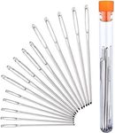 Blunt Needles 15-pack, Large-eye Steel Yarn Knitting Needles Tapestry Sewing Needles