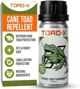 Cane Toad Repellent Oil for Outdoor Yard & Garden - Natural Ingredients, Plant-Based Formula Resealable Bottle 100ml