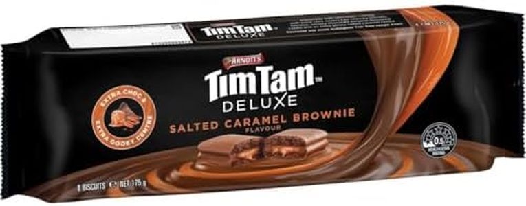 Arnott's Tim Tam Deluxe Salted Caramel Brownie Chocolate Biscuits 175 g