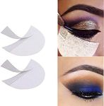 LKE 100pcs Eyeshadow Stencils Professional Pads Under Eye Eyeshadow Gel Pad Patches for Eyelash Extensions/Lip Makeup