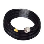 YILIANDUO Low Loss 5D-FB Coaxial Cable SMA Male to N Male 5M (16.4 ft) Coaxial Antenna Extension Cable for CDMA GSM DCS 3G/4G/LTE Antenna Two-Way Radio Applications