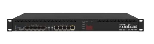 MikroTik rb3011uias-rm Ethernet LAN Black Router – Wired Router (Black, -30 – 70 °C, 1u, 10/100/1000Base-T (X), 3.0 (3.1 Gen 1), Ethernet (RJ-45))