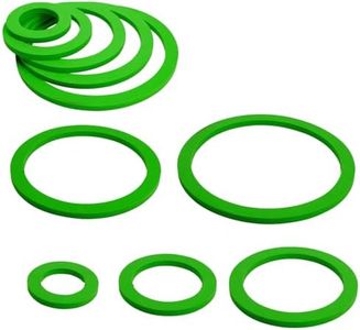 Fish Food Feeding Ring, 10 Pcs Aquarium Floating Plant Rings, Floating Food Feeder, Foam Floating Plant Corral Fish Feeding Rings Fish Tank Plant Ring for Keeping Floating Plants in Place (Green)