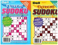 Dell Extreme Sudoku 2-Pack Over 250 Puzzles Per Book