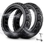 2 Pcs 8.5 inch Electric Scooter Replacement Tires 8.5 x2 Rubber Solid Wheel Honeycomb Tire Grip/Friction Non-Slip Tire Tubeless e Scooter Accessories for Xiaomi M365/Pro Gotrax/Hoover(A-2 Pack)