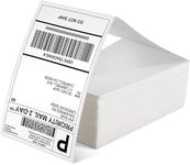 Thermal Labels 4x6 Fanfold for Thermal Label Printer, Phomeom 4x6 Thermal Shipping Labels Compatible with Etsy, Shopify, Ebay, Amazon, Royal Mail, FedEx, UPS, Pack of 500