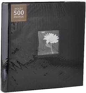 Pioneer Photo Albums DA-500CBF/BK Extra Large Capacity Photo Album, 4" x 6", Black