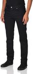 Naked & Famous Denim Men's Super Guy Slim Fit Jeans in Black Cobra Stretch Selvedge, Black Cobra Stretch Selvedge, 32