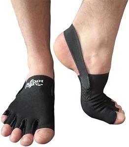 Foot Faja Compression Sock - Jaws Podiatry Medical Ankle Support for Surgery Recovery, Injury Recovery, Pain Relief and Sports Protection - Black (Medium) - For Toe Or Foot Fatigue Or Post-Operative Swelling