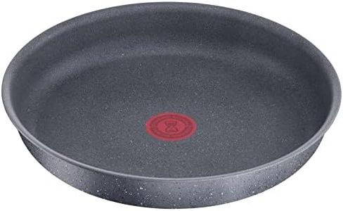 Tefal Ingenio Poêle 28 cm, Induction, Revêtement antiadhésif, Empilable, Compatible lave-vaisselle, Fabriqué en France, Natural Force L3960602, Noir