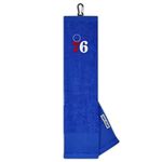 Team Effort Philadelphia 76ers Face/Club Tri-Fold Embroidered Towel