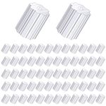 TOAOB 100pairs Earring Safety Backs Clear Rubber Earrings Stoppers 2.5mm for Earrings Making