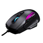 Roccat Kone AIMO PC Gaming Mouse, Optical Owl-Eye Sensor (100 to 16,000 DPI), RGB Backlit Lighting, 23 Programmable Keys, Onboard Memory, Palm Grip, LED Illumination, Black