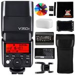 GODOX V350F TTL Camera Flash GN36 1/8000s HSS Speedlight for Fuji Cameras GFX50S X-Pro2 X-T20 X-T2 X-T1 X-Pro1 X-T10 X-E1 X-A3 X100F (V350-F)