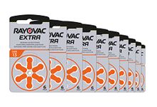 Rayovac 60x Extra Advanced Type 13 Hearing Aid Batteries