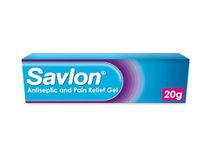 Savlon Antiseptic & Pain Relief Gel, First Aid for Relief of Pain, Itching & Irritation, Contains Anaesthetic to Numb Pain & Antiseptic to Help Prevent Infection (20g, 1 pack)