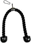 Heavy Tricep Rope Cable Attachments Cable Machine Accessories for Home Gym, Nylon Tricep Rope for Cable Machine Attachments,Pulley System Attachment,LAT Pull Down Attachment Weight Fitness(DoubleMix)