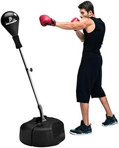 Punching Bag with Stand, Boxing Bag for Teens & Adults - Height Adjustable - Speed Bag for Training, Boxing Equipment, Stress Relief & Fitness