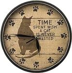 Primitives by Kathy 33894 Time with Cats Clock