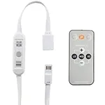 Luminoodle USB Switch and Dimmer - Female to Male On Off Switch with Wireless Remote - Power Switch for DIY, TV Bias Lighting, LED String Lights, Fairy Lights