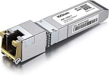 1.25/2.5/5/10G-T SFP+ RJ-45 CAT.6a Copper Transceiver, up to 30 Meters, Compatible with Cisco SFP-10G-T-S, Ubiquiti UniFi UF-RJ45-10G, Netgear, Fortinet, D-Link, Supermicro and More