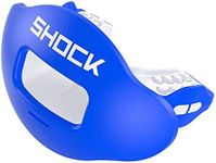 Shock Doctor Lip Guard, Adult and Youth Mouth Guard Football with Strap, Breathable Wide Opening Football Mouthpiece for Youth and Adults OSFA, Shock Doctor Mouth Guards, Max Airflow