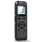 Hubotowin Digital Voice Recorder 64GB Voice Activated Recorder Audio Recorder for Lectures.Meeting.Interview.Tape Recorder with Playback.Recording Device Portable MP3.A-B Function and Variable Speed