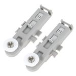 MOOTVGOO 2 Pack W10888592 Dishwasher Rack Wheels, Upper Rack Rollers Replacement for Whirlpool Kenmore, Replace 8575281, PS11769236, W10845760, WP8575281