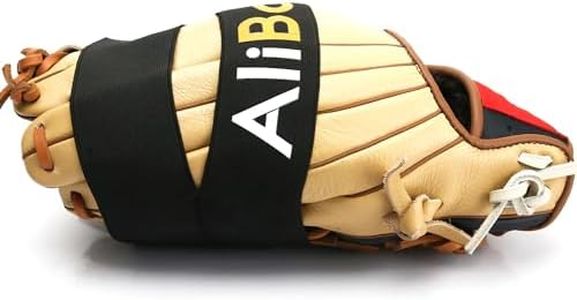 AliBall Baseball Glove Wrap, Softball and Baseball Glove Strap, Replace of Using Steam, Hot Water Break-in, Quickly Keep The Pocket Formed, Easy Quick to Put On, Fit All Gloves (Blcak)
