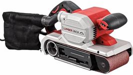 LUMBER JACK 4 inch Belt Sander Electric Heavy Duty Handheld Sanding Tool with 1200W Motor, Includes Dust Bag & Sanding Belt