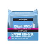 Neutrogena Makeup Removing Wipes, 25 Count, Twin Pack