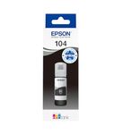 Epson EcoTank 104 Black Genuine Ink Bottle, Amazon Dash Replenishment Ready