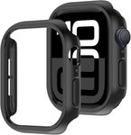 Meyaar Hard PC Bumper Case for Apple Watch Series 10,Ultra-Thin Protective Cover Frame [NO Screen Protector] for iWatch Series 10 (Black, 46 MM)