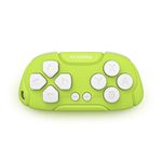 Mini Wireless Controller, Manba Remote for Switch/OLED, MacOS,Windows and Android with Strap and Cable,Designed for Classic Games (Green)