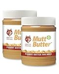 Healthy Hounds Mutt Butter 100% Natural Peanut Butter For Dogs - (Pack of 2 x 340g) | No Added Salt, Sugar, Sweeteners, Xylitol | PALM OIL FREE | Formulated Specially for Dogs | Natural Dog Treat