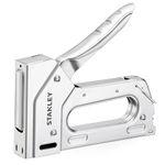 STANLEY 6-TR110 Steel Staple Gun - Heavy Duty, Integrated Handle Lock, Compatible with STANLEY® Type-G Staples in 6mm - 14mm, Staples NOT Included