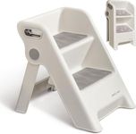 RELEMTRA Anti-Tipping Structure is More Stable Kids Kitchen Step Stool, Step Stool for Toddlers, Adjustable Height Toddler Standing Tower, Anti-Slip Protection with guardrail