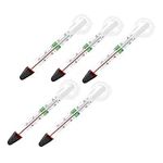 Qianly 5Pcs Aquarium Thermometer wi