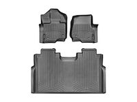 WeatherTech Custom Fit FloorLiner for Ford F-150-1st & 2nd Row (Black)