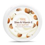 VLCC Shea & Vitamin E Body Butter - 200g | With Shea Butter, and Vitamin E and Antioxidants | Moisturizes Dehydrated Skin, Maintains Skin’s Oil Balance