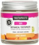 TRUTHPASTE Kid’s Children’s Natural Zero Waste Toothpaste (Sweet Orange 100ml) Eco Friendly & Plastic Free, Mint Free with Coconut & Aloe Vera. Fluoride Free, SLS Free. for Babies, Toddlers, All Ages