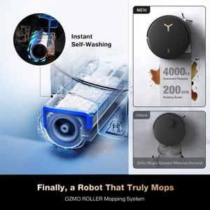 ECOVACS DEEBOT X8 PRO OMNI Robot Vacuum – Smart Mapping, Powerful Suction