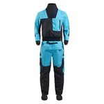 Dry Suits for Men in Cold Water Kayaking,Demanding Whitewater Paddling,River Snorkeling,Ocean Padding,Neoprene Diving/Zipper (New Blue, L)