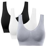 BESTENA 3 Pack Sports Bras for Wome