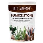 Lazy Gardener Pumice Stone for Soil Improvement for Plants, Sterlised Soil Conditions for Healthy Plants, Pumice Stone for Gardening & Hydroponics, Well-Drained and Porous Soil Mix (700g)