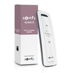 Somfy Situo 1 Pure - 1 Channel RTS Remote for Blinds, Shades, Awnings - Omni-Directional Control, mySomfy Favorite Position - Elegant White Tone - #1870571