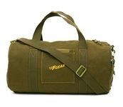 F Gear Army Canvas 30L Travel Duffle Cabin Bag with Detachable Shoulder Strap, Stylish & Spacious for Gym,Sports, Training,Foldable Lightweight Hand Bag |Made In India